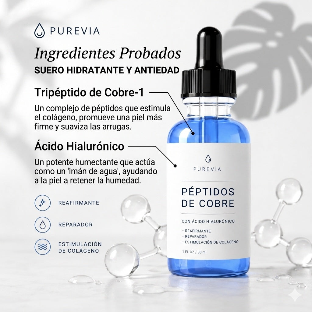Serum Facial de Cobre Purevia®