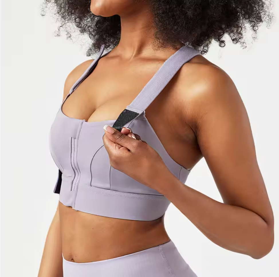 breathable fabric bra