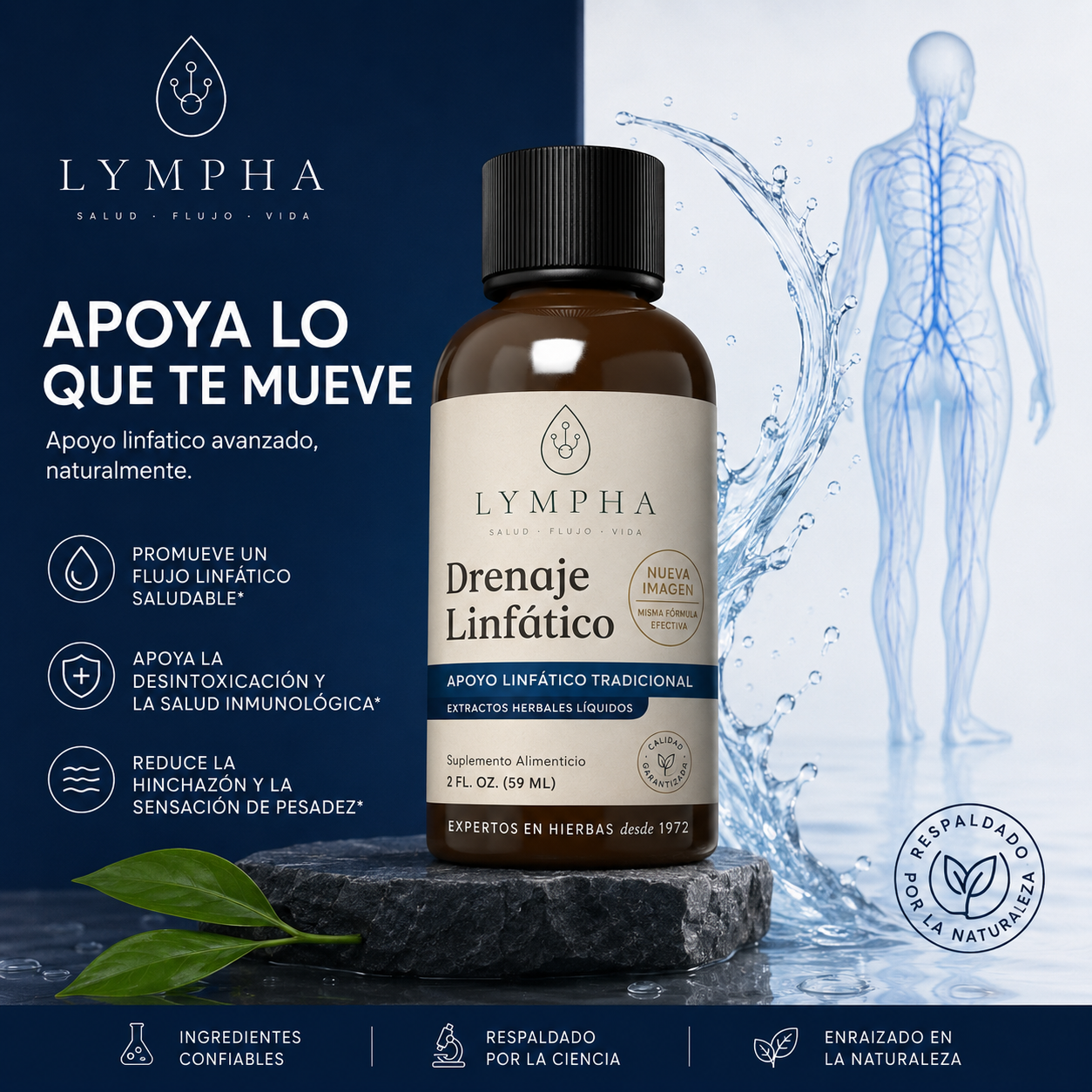 [OFERTA 3x1] Lympha®: Despídete de la Hinchazón y Vuelve a Sentirte Ligera en Días