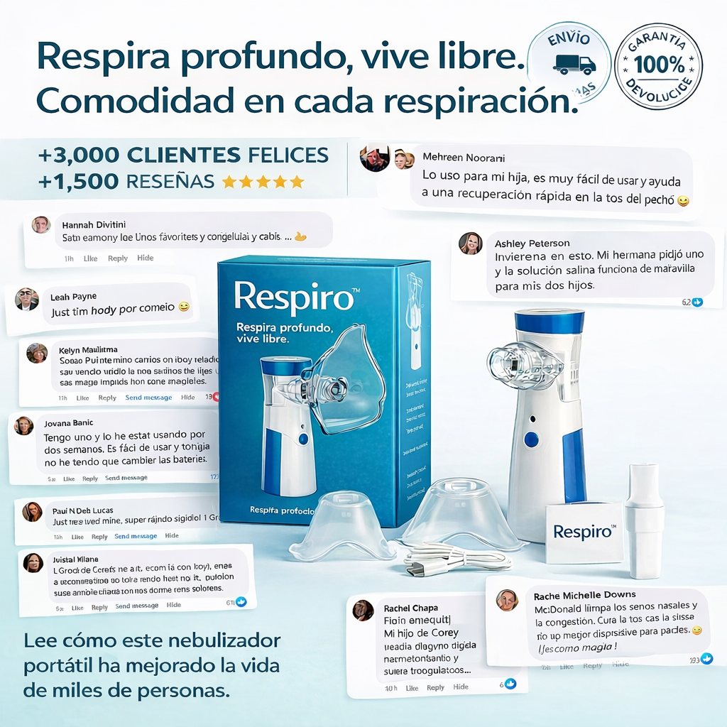 Respiro™ | Respira tranquilo, en cualquier momento y en cualquier lugar