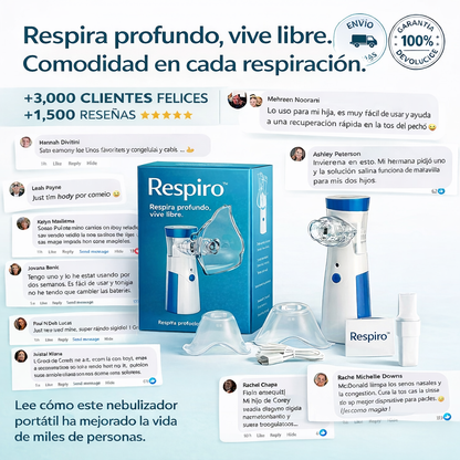 Respiro™ | Respira tranquilo, en cualquier momento y en cualquier lugar