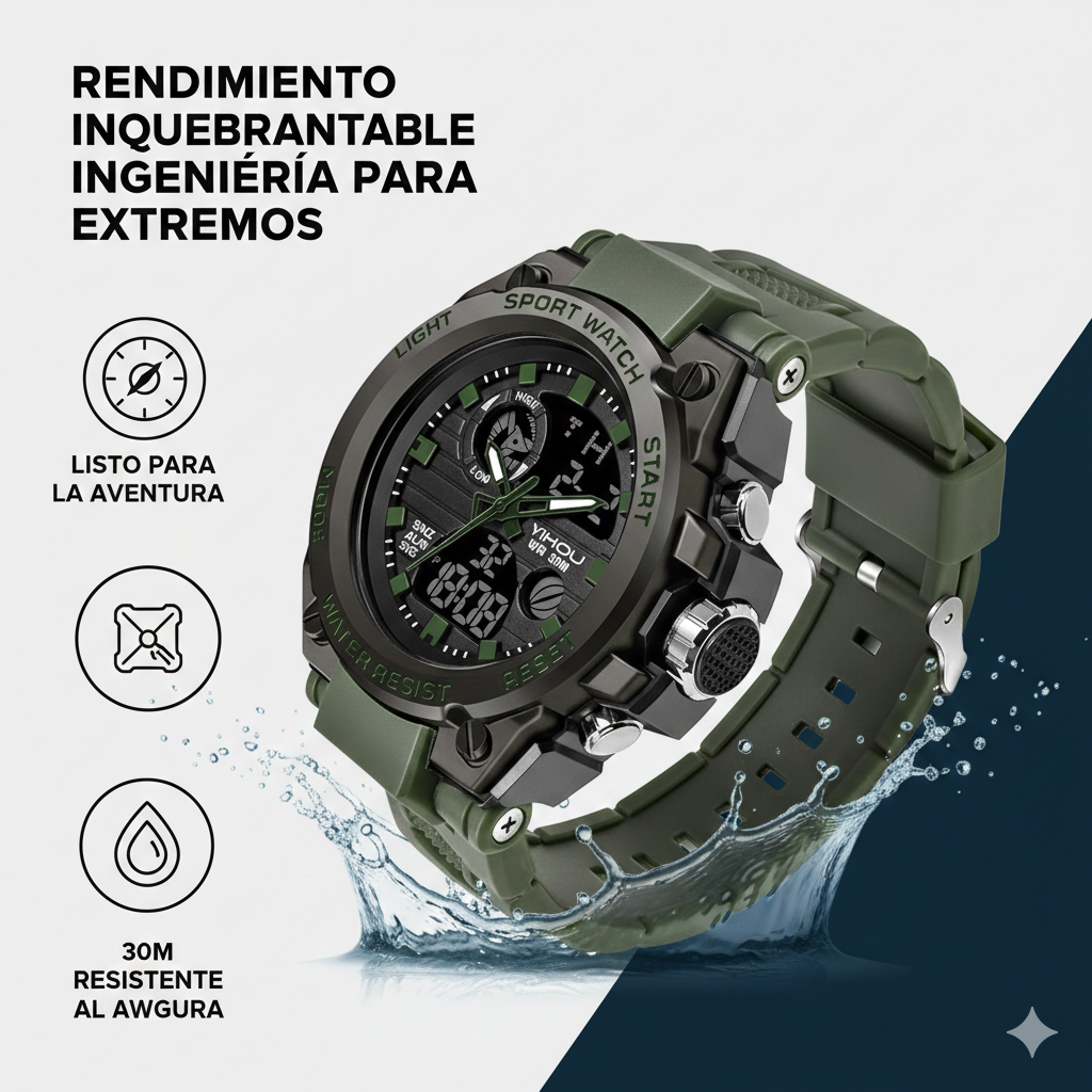 Sanda® ORIGINAL | El reloj todoterreno que combina estilo y resistencia