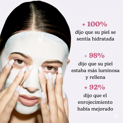 Mascarilla de colágeno para un brillo radiante (4 mascarillas)