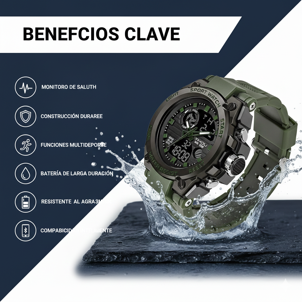 Sanda® ORIGINAL | El reloj todoterreno que combina estilo y resistencia