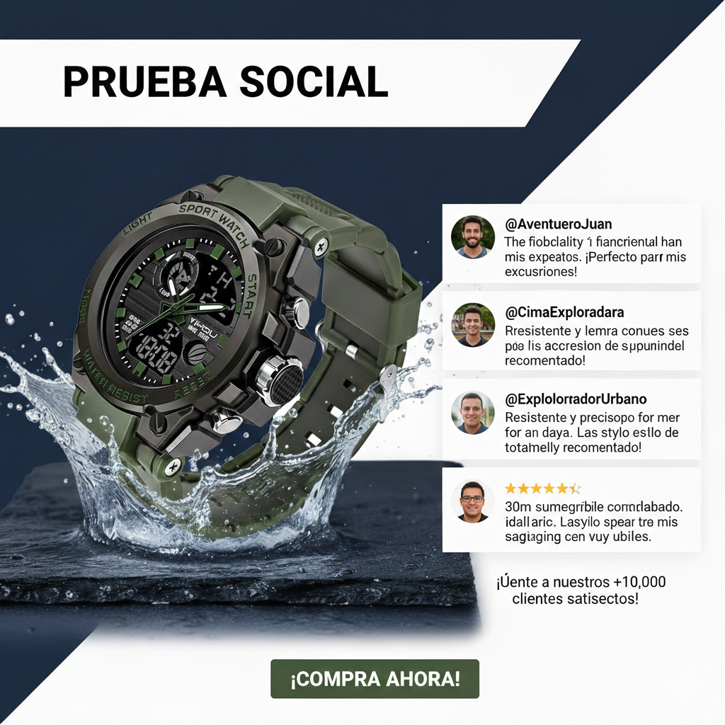 Sanda® ORIGINAL | El reloj todoterreno que combina estilo y resistencia