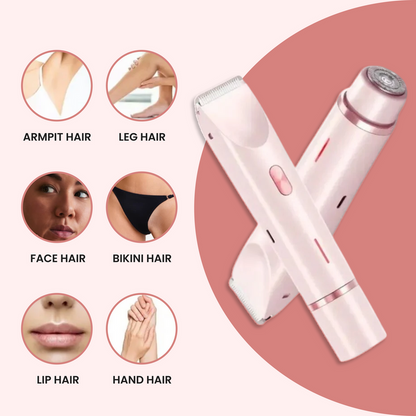 Zelva® | Afeitadora Eléctrica para Mujer 2 en 1