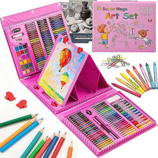 Kit De Arte Original con 208 Piezas para niño/niña